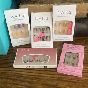 Lot box bundle! Press-On Nails Set lot of five boxes save  share show 227